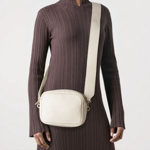 New Biossance RoseGold & Cream Porcelain Platt Crossbody & Shoulder Bag